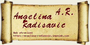 Angelina Radisavić vizit kartica